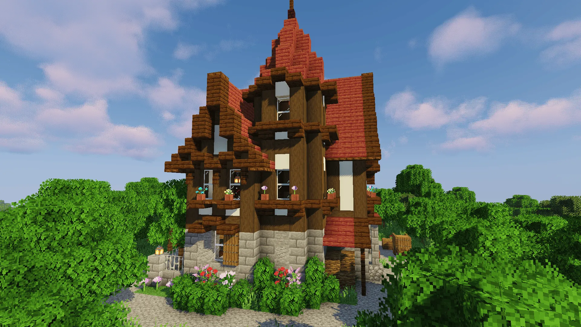 Germanic Style House (Default), Карты, Minecraft