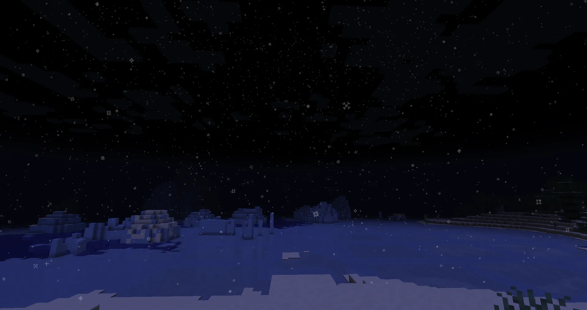 Particle Snow — скриншот 1 (Моды, Minecraft)