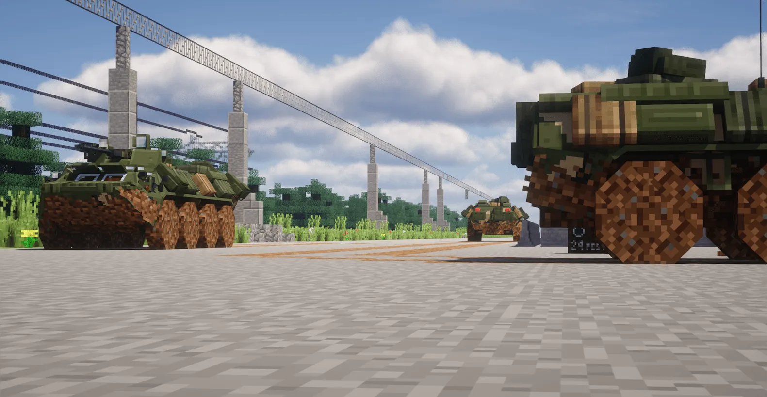 [IV/MTS] Q.M.P [Qawsed Military pack] — скриншот 17 (Моды, Minecraft)