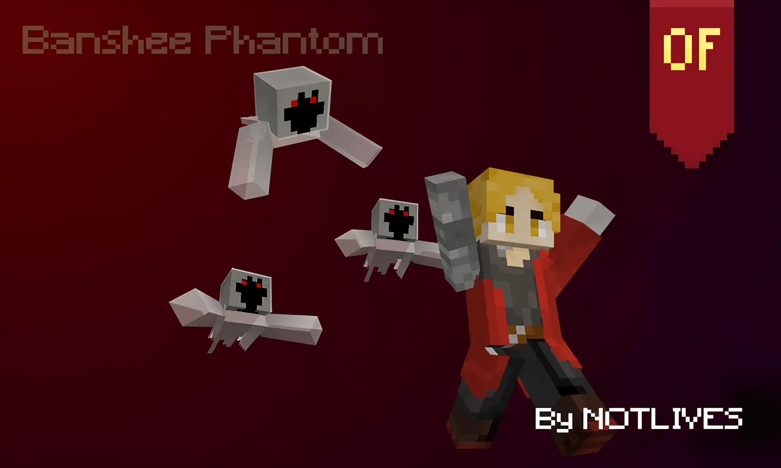 NOTLIVES Banshee Phantom — скриншот 1 (Текстуры, Minecraft)