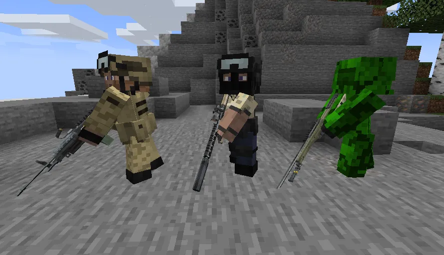 TACZ: Npcs, Моды, Minecraft