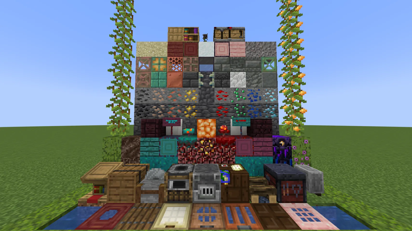 Programmer Art Fix, Текстуры, Minecraft