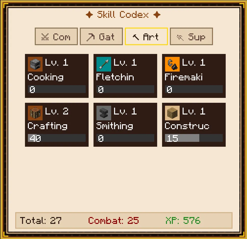 Vulire Skilling, Моды, Minecraft