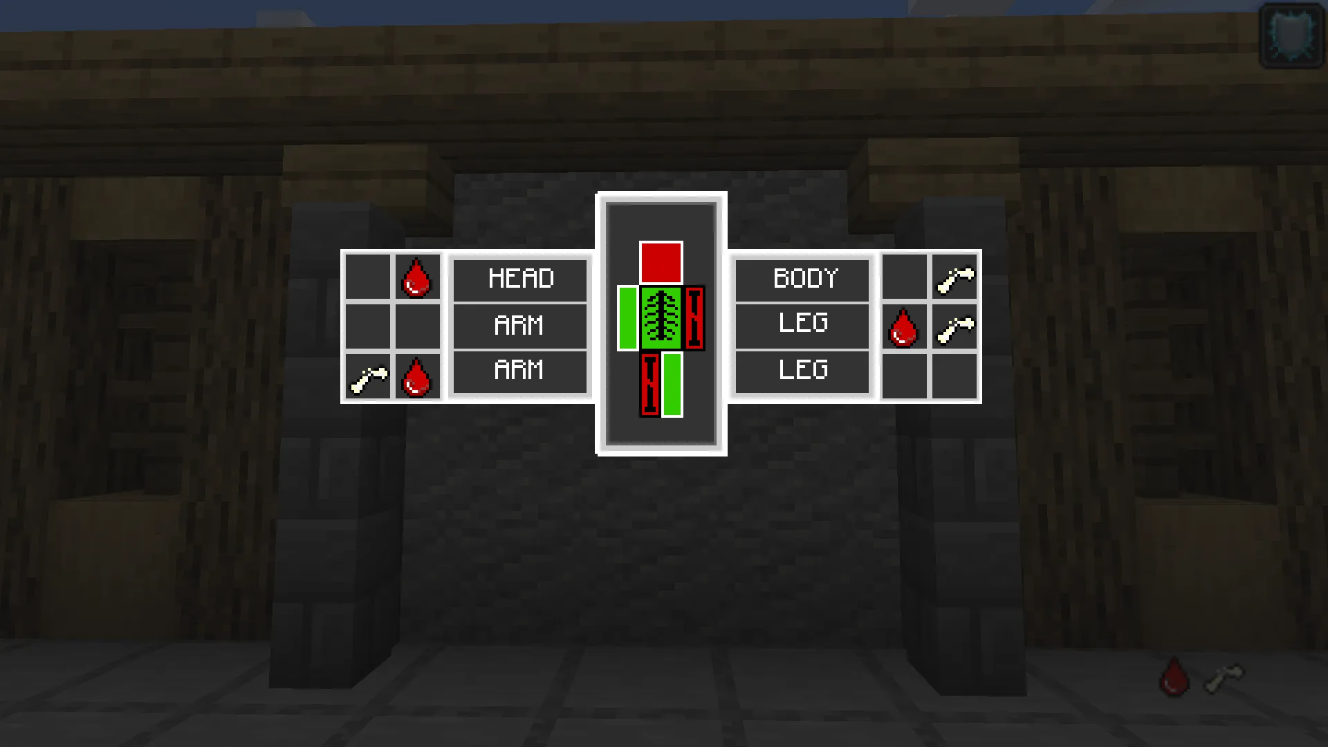 Injuries and Treatments, Моды, Minecraft