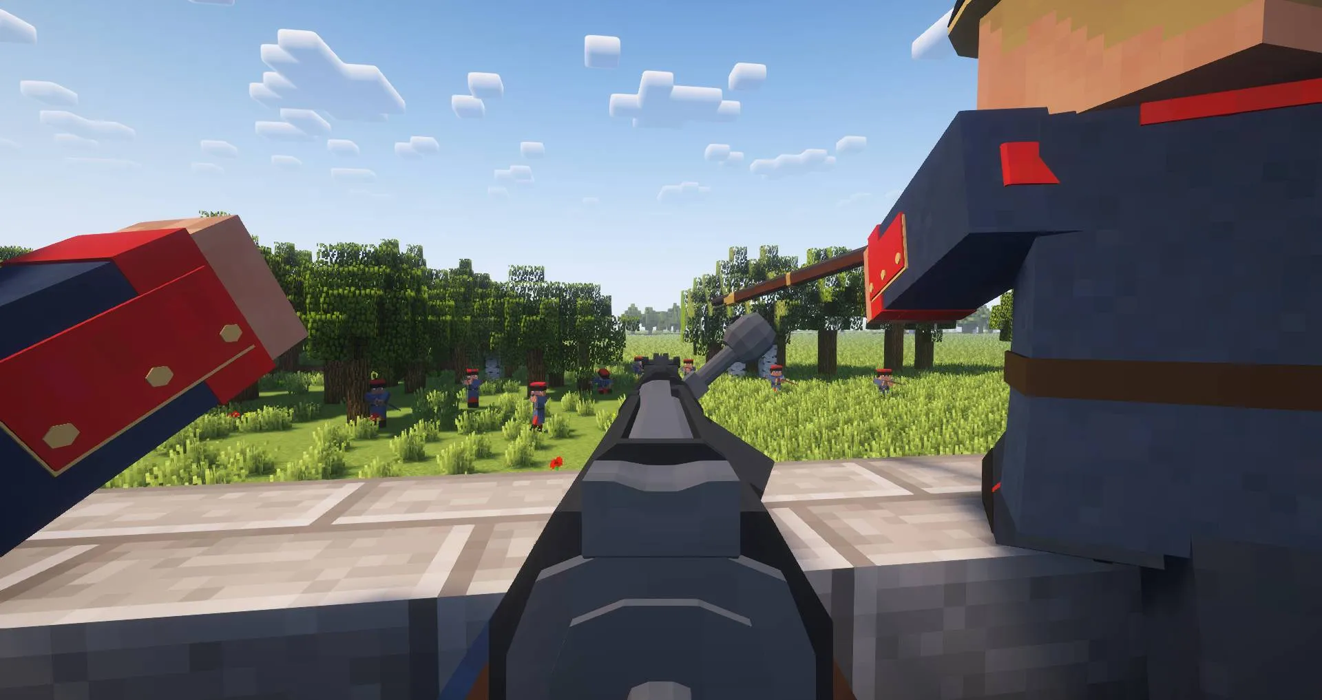 Call to Battle - Franco-Prussian War Addon — скриншот 2 (Моды, Minecraft)
