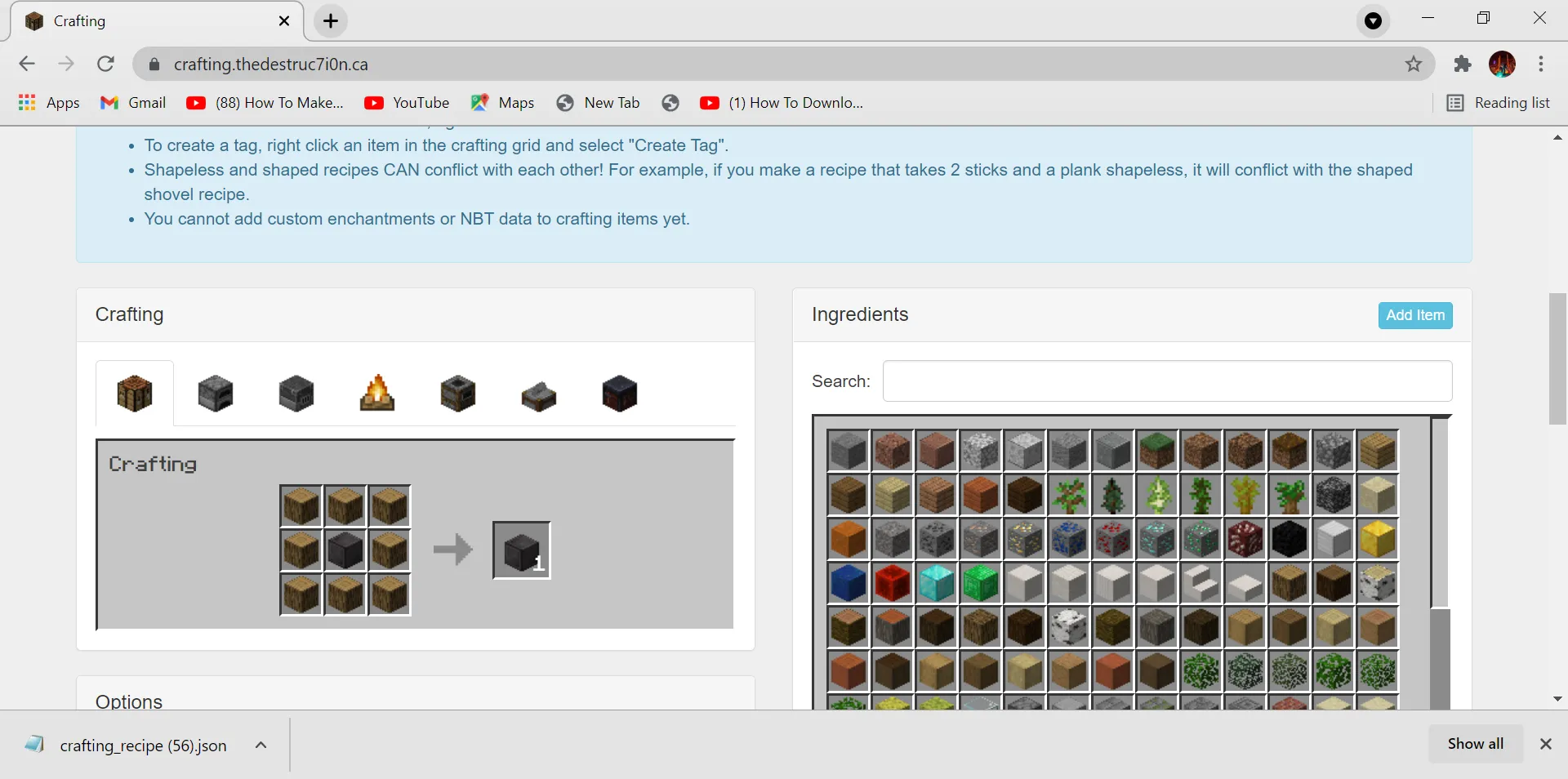 Combine And Upgrade Structures And Craftable Custom Tree, Моды, Minecraft