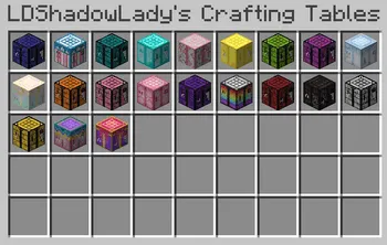 LDShadowLady's More Crafting Tables Rebrushed — скриншот 4 (Моды, Minecraft)