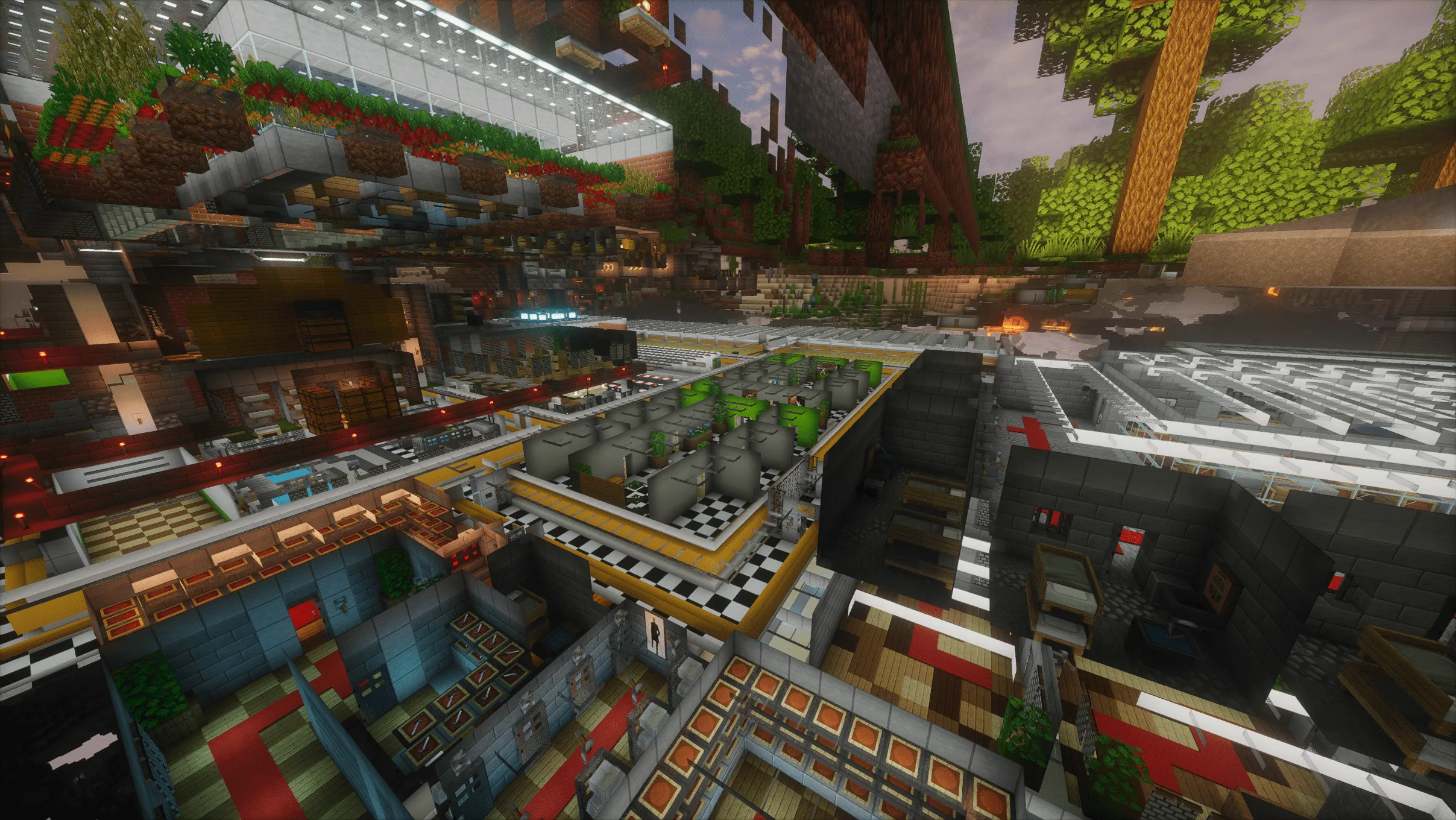 The Underground Bunker — скриншот 3 (Карты, Minecraft)