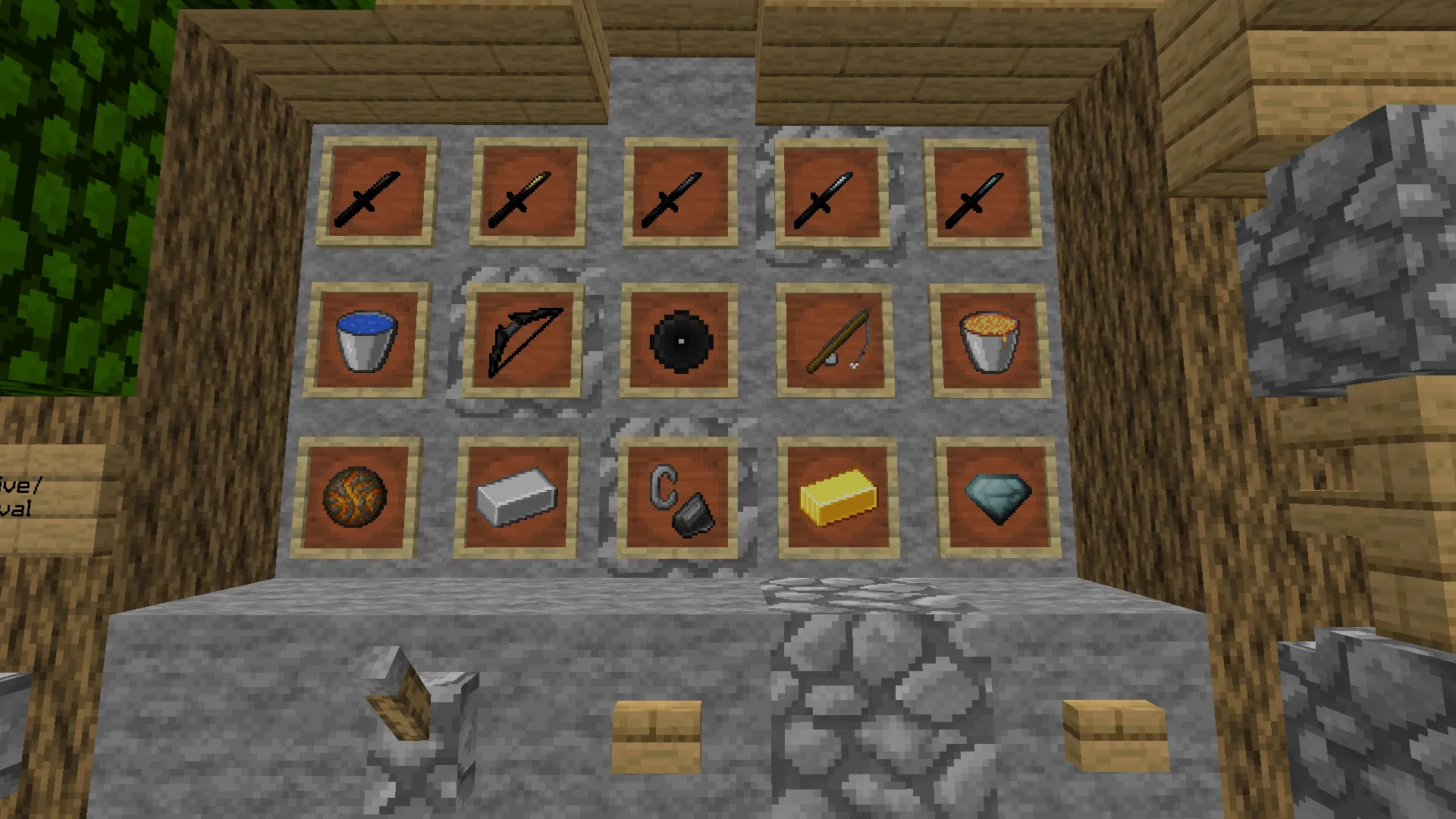 White Monster, Текстуры, Minecraft