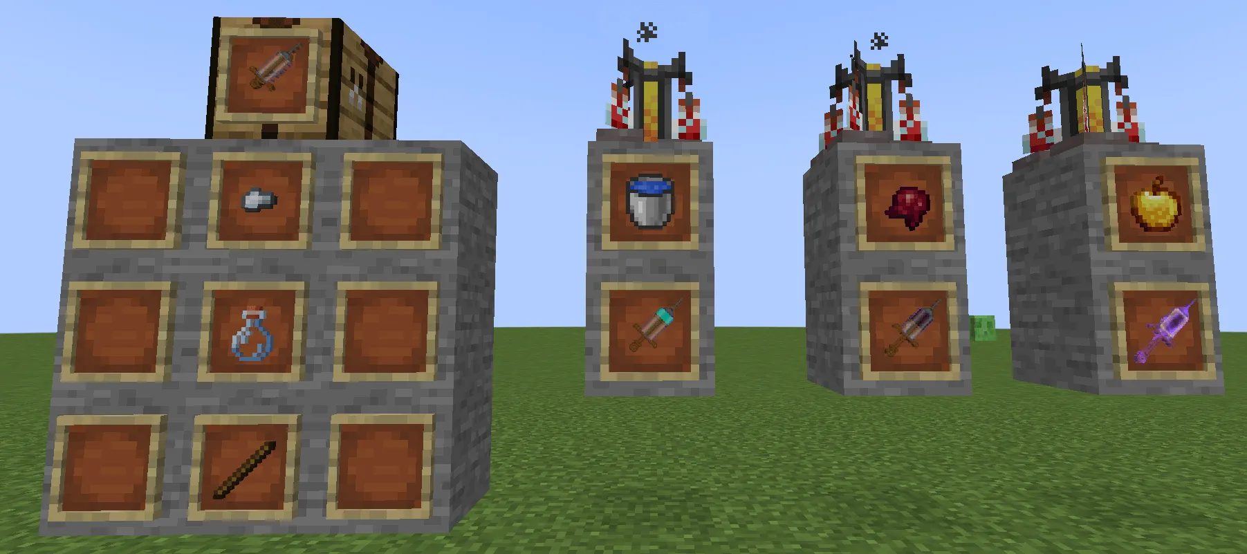 Maniacal Zombie Villager Cure — скриншот 5 (Моды, Minecraft)