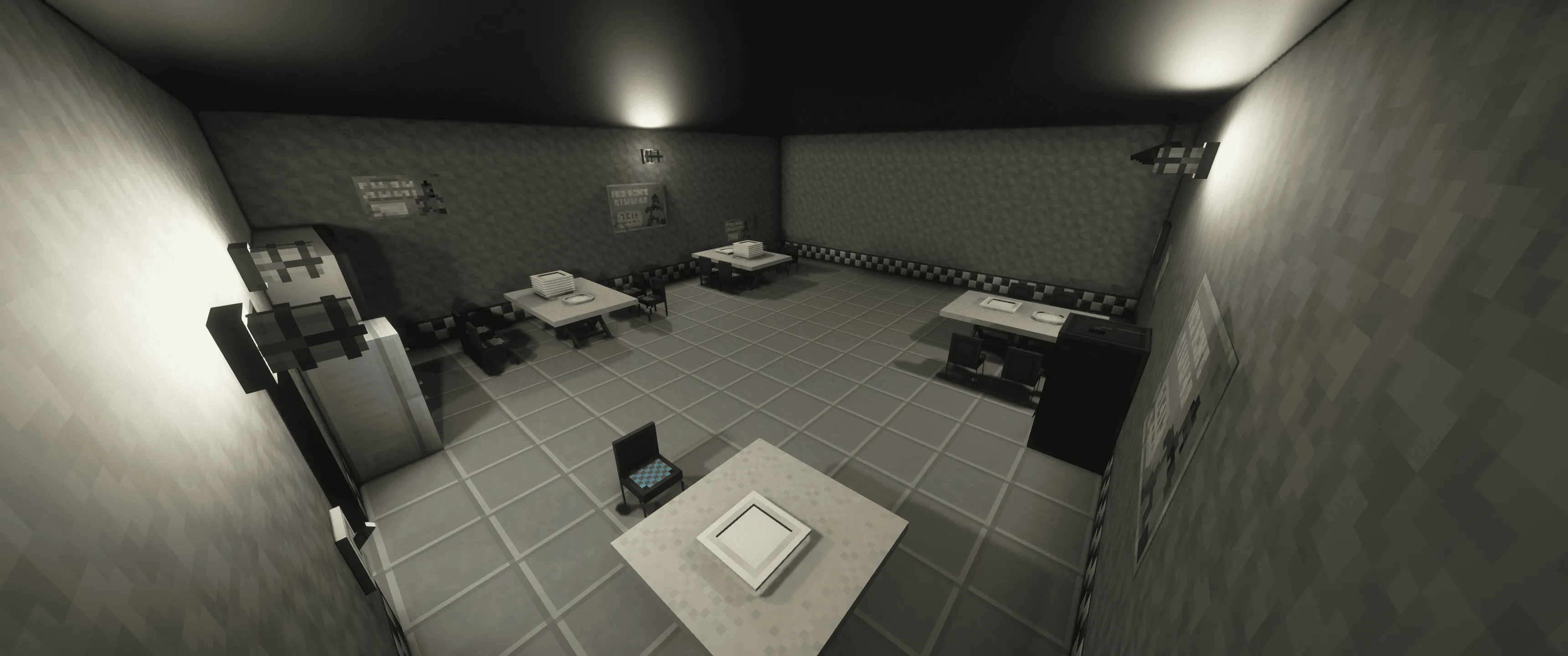 Five Nights at Pixels - The Facility — скриншот 13 (Модпаки, Minecraft)