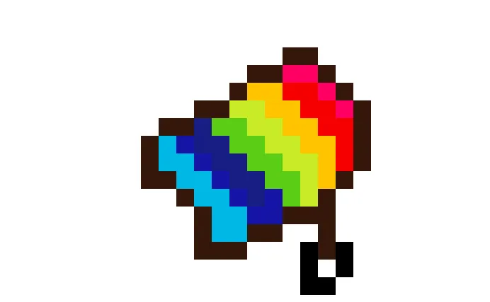 Kawaii World rainbow items — скриншот 3 (Текстуры, Minecraft)