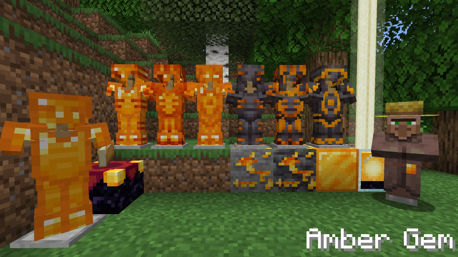 Amber Gem and Orange Diamonds — скриншот 3 (Текстуры, Minecraft)