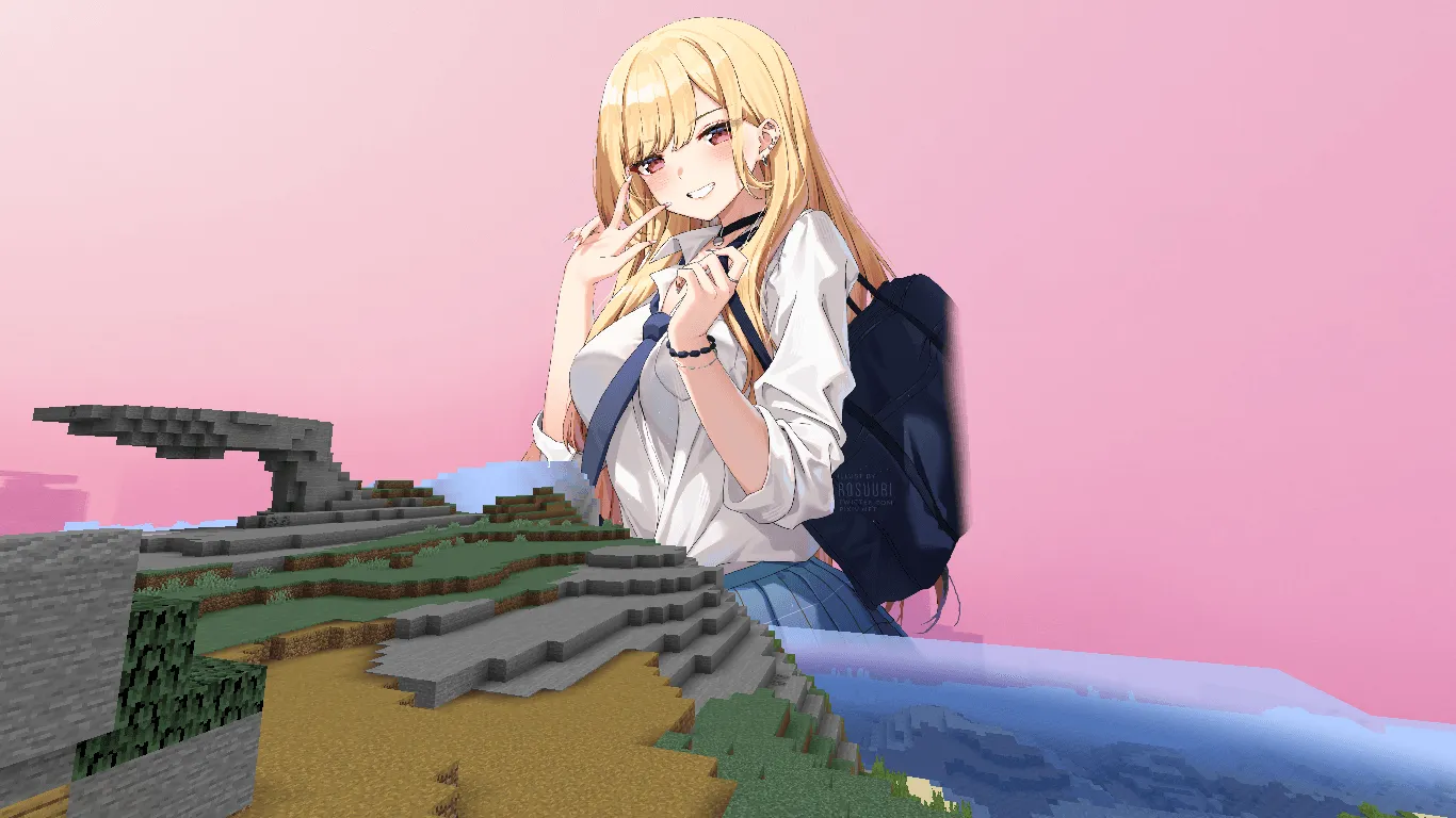 Marin Kitagawa — скриншот 1 (Текстуры, Minecraft)