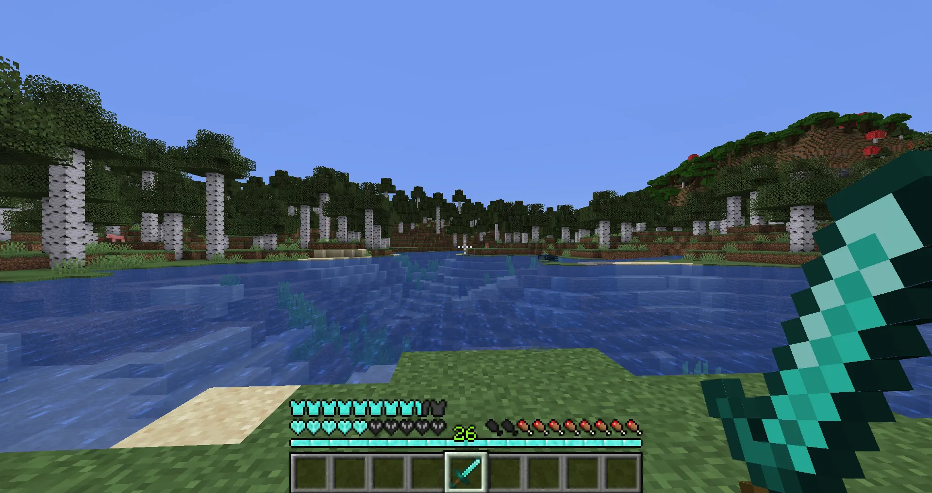 WASH3D's Diamond XP Bar — скриншот 2 (Текстуры, Minecraft)