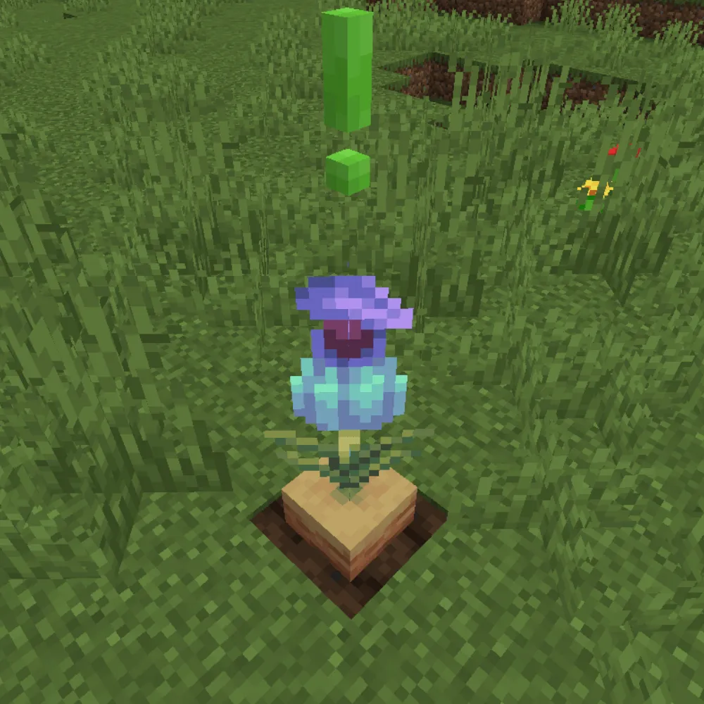 kruemelig's Exclamation mark over plants — скриншот 1 (Текстуры, Minecraft)