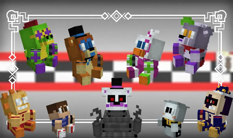 FNAF Ultimate Custom Plushies — скриншот 6 (Текстуры, Minecraft)