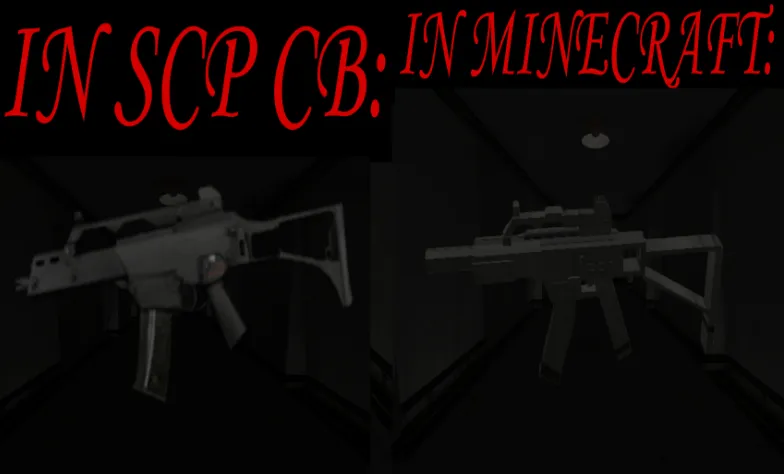 SCP - Containment Breach:WEAPONS — скриншот 4 (Моды, Minecraft)