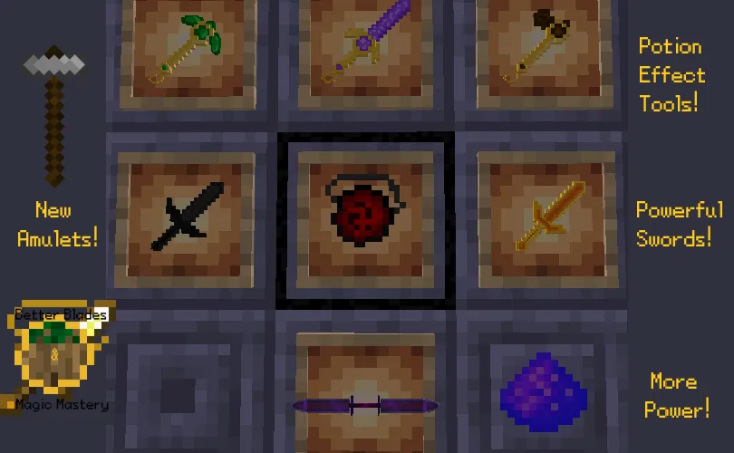 Better Blades & Magic Mastery — скриншот 1 (Моды, Minecraft)