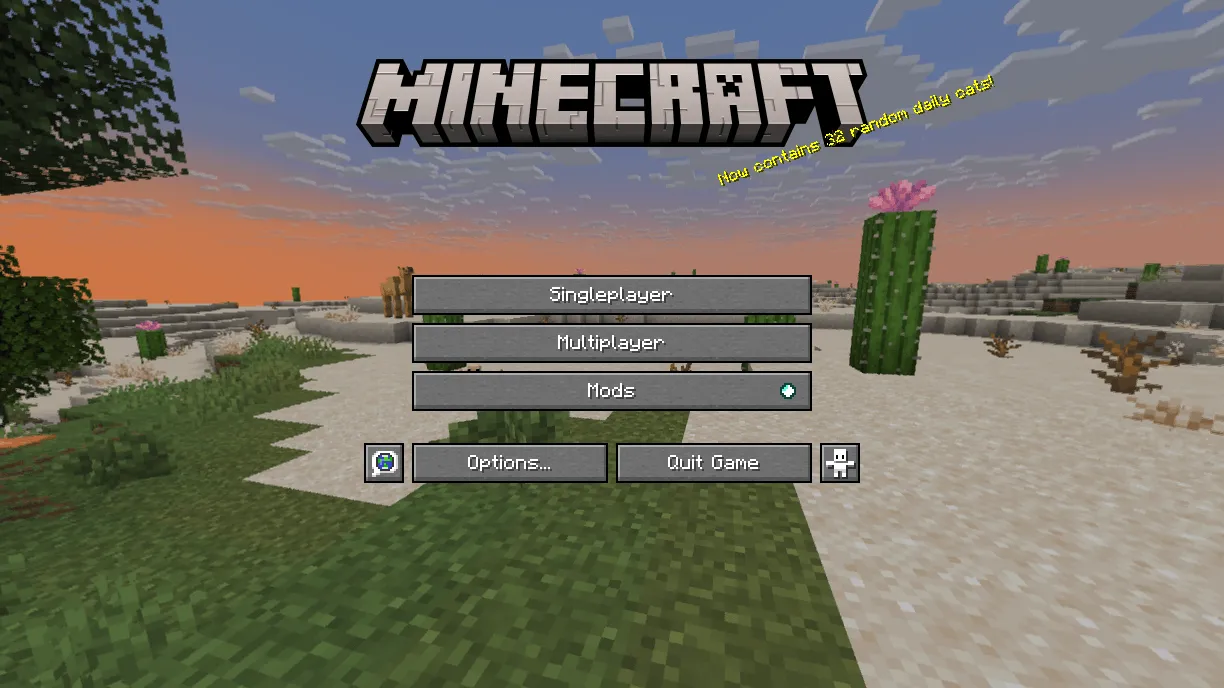 Spring to Life Panorama (Java Edition), Текстуры, Minecraft