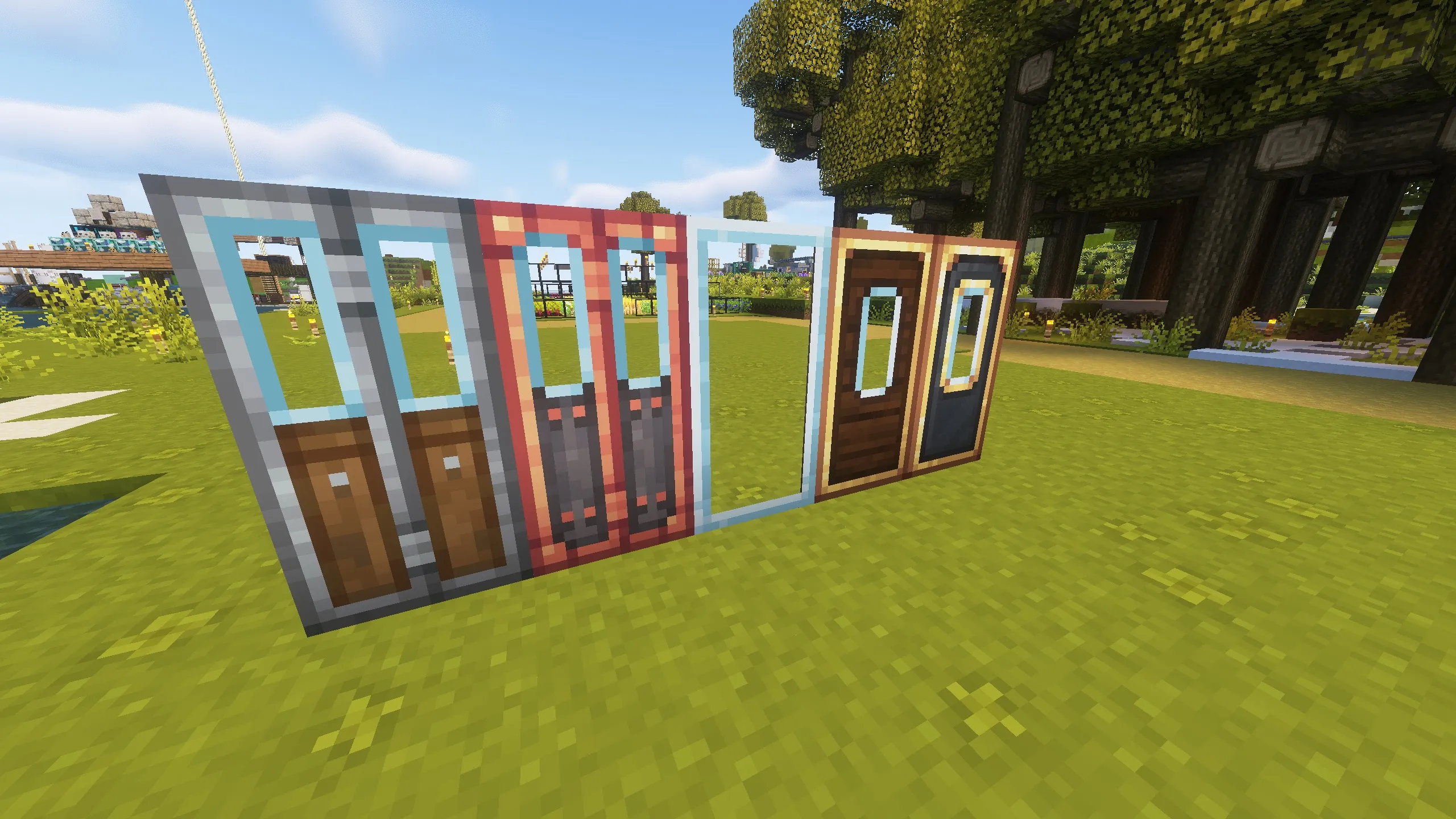 Create clear glass, Текстуры, Minecraft