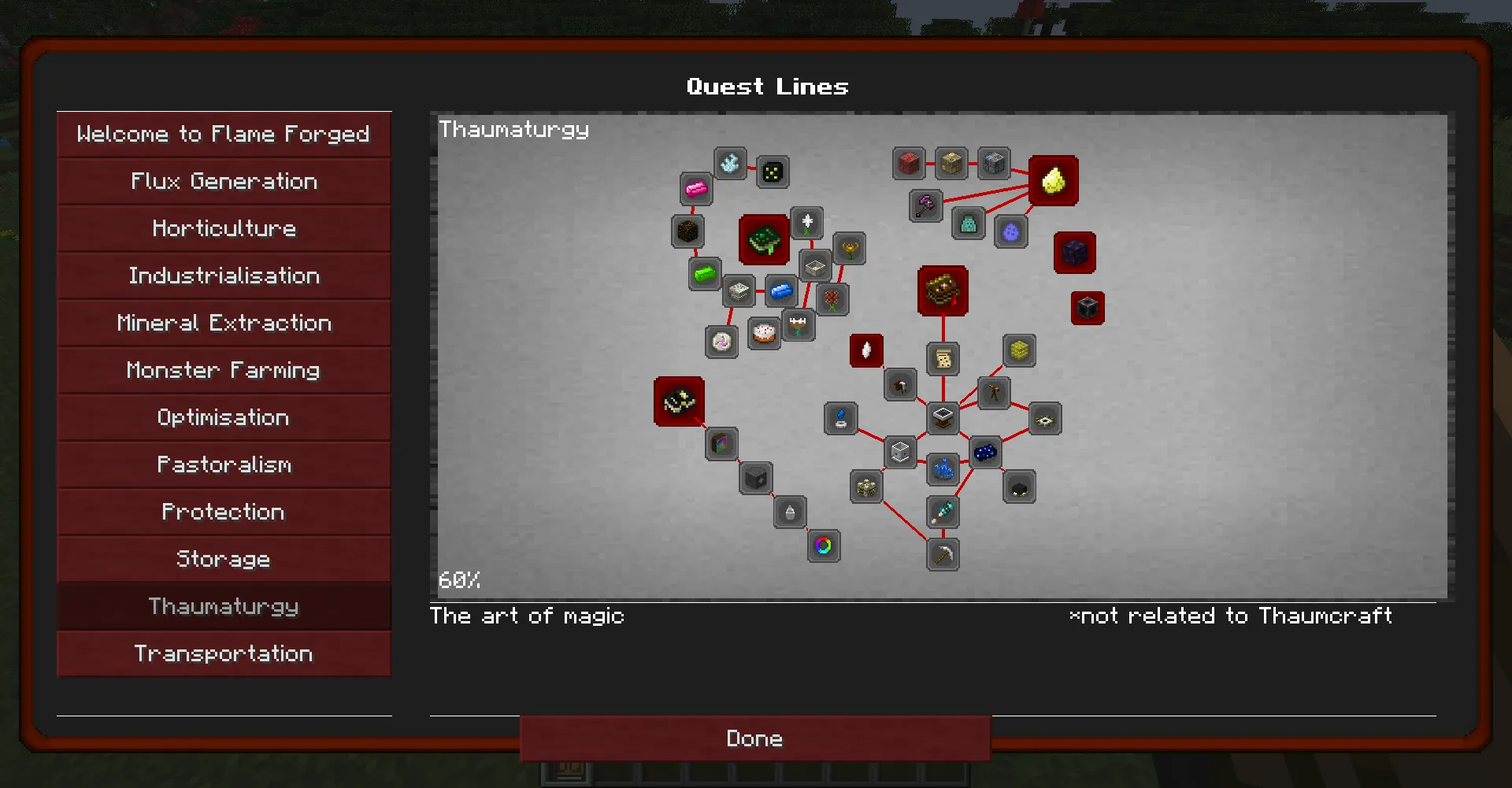 FlameForged, Модпаки, Minecraft