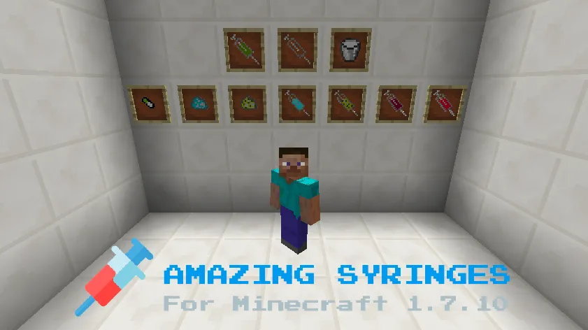 Amazing Syringes — скриншот 1 (Моды, Minecraft)