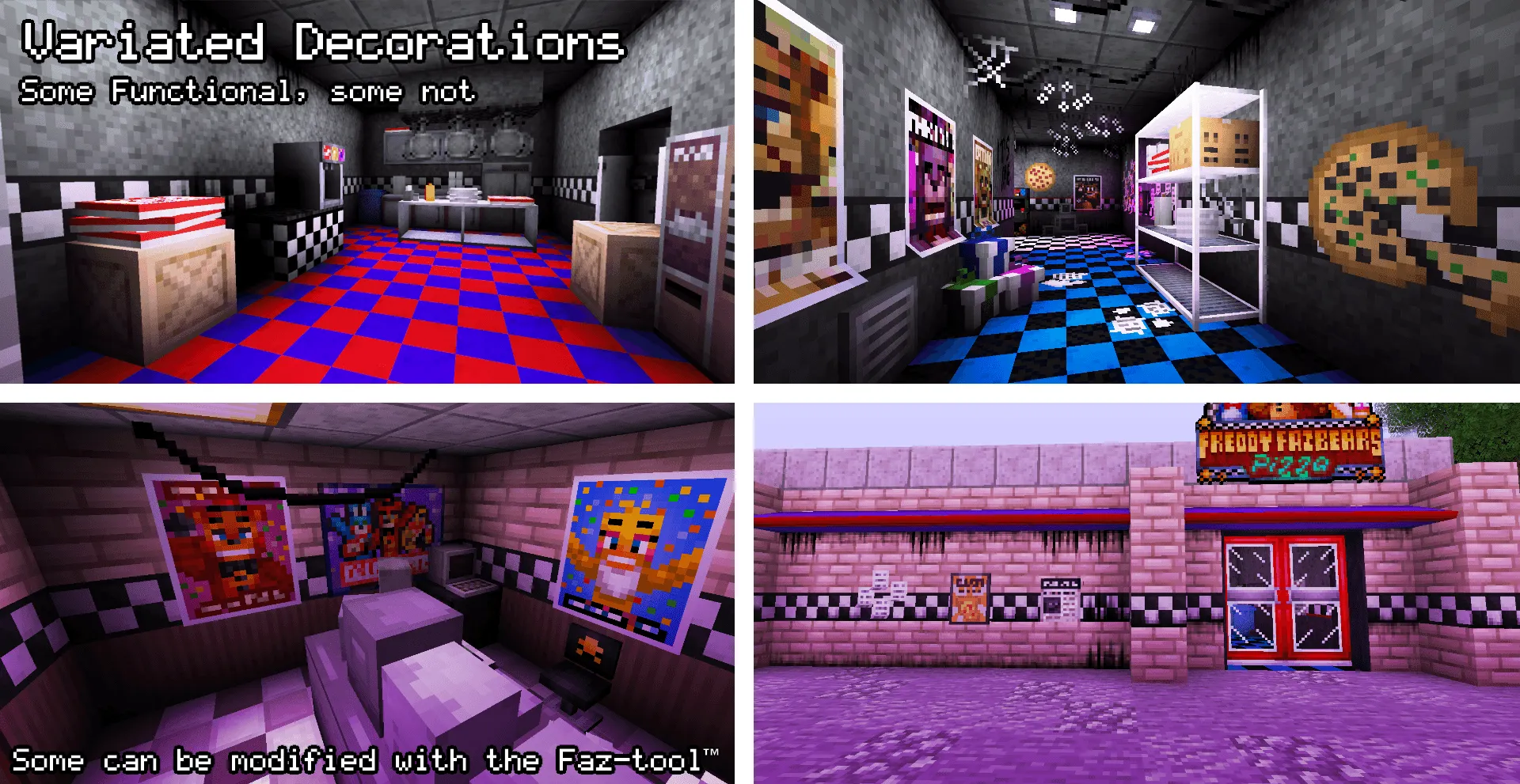 Generic FNAF Modification, Моды, Minecraft