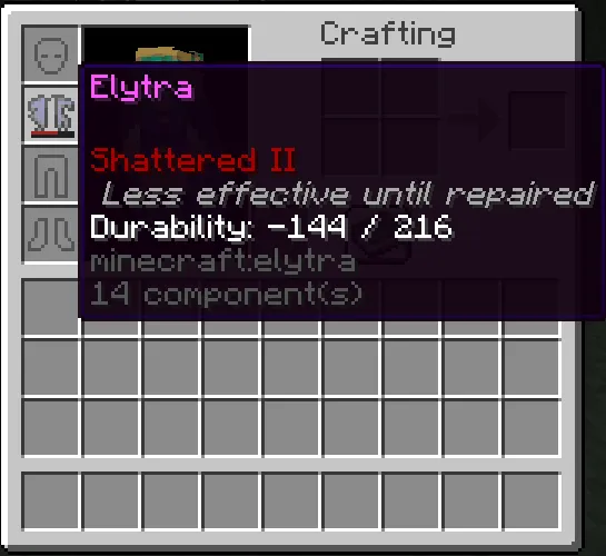 Unbreakable (Durability Rework), Моды, Minecraft
