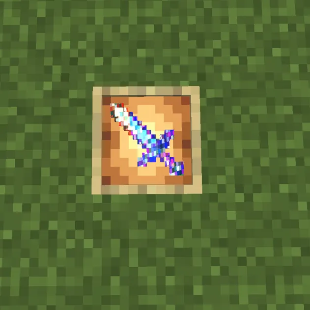 cool rainbow enchantment glint — скриншот 1 (Текстуры, Minecraft)