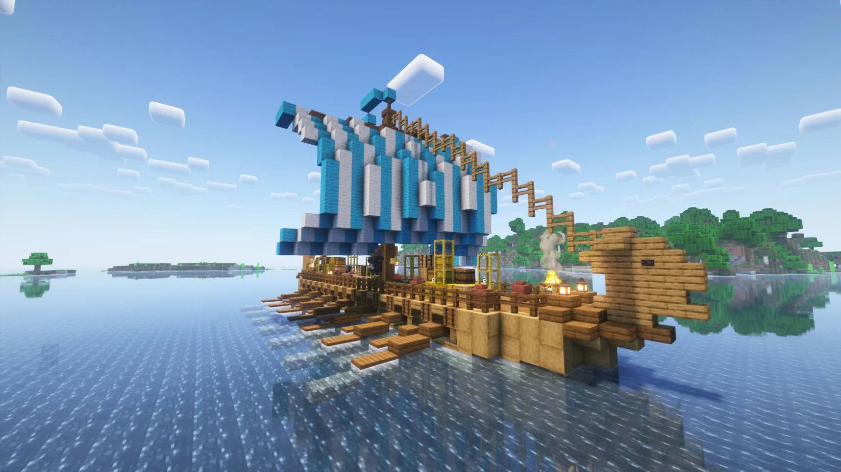 Antique Trading Ship, Моды, Minecraft