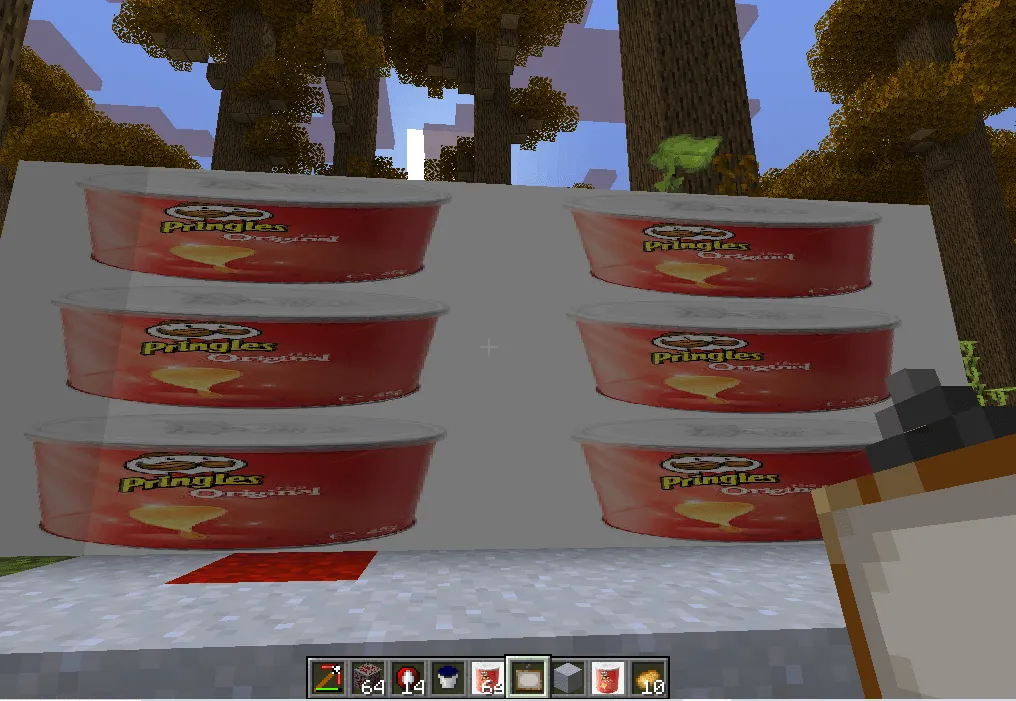 Pringles Biome — скриншот 2 (Моды, Minecraft)