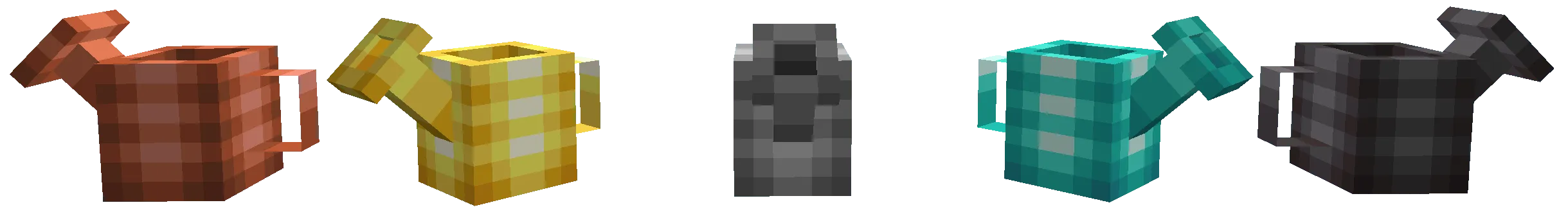 Vanilla Watering Cans — скриншот 2 (Текстуры, Minecraft)