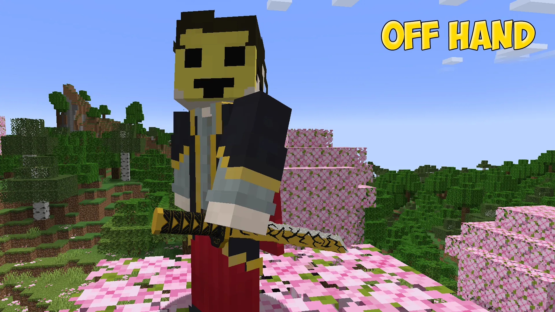 Kaigaku katana from anime demon slayer — скриншот 5 (Текстуры, Minecraft)