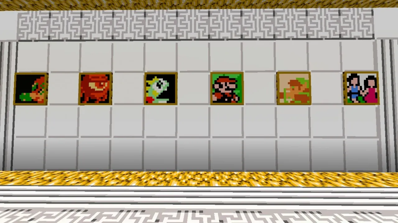 Retro NES [Revived], Текстуры, Minecraft