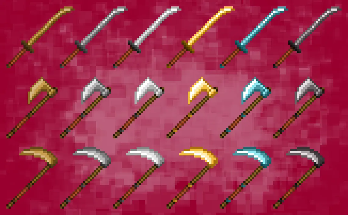 Japanese Weaponry, Текстуры, Minecraft