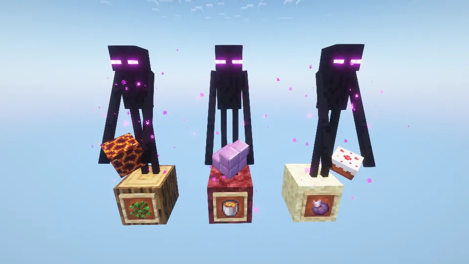 Endermen Spawn with Blocks, Моды, Minecraft