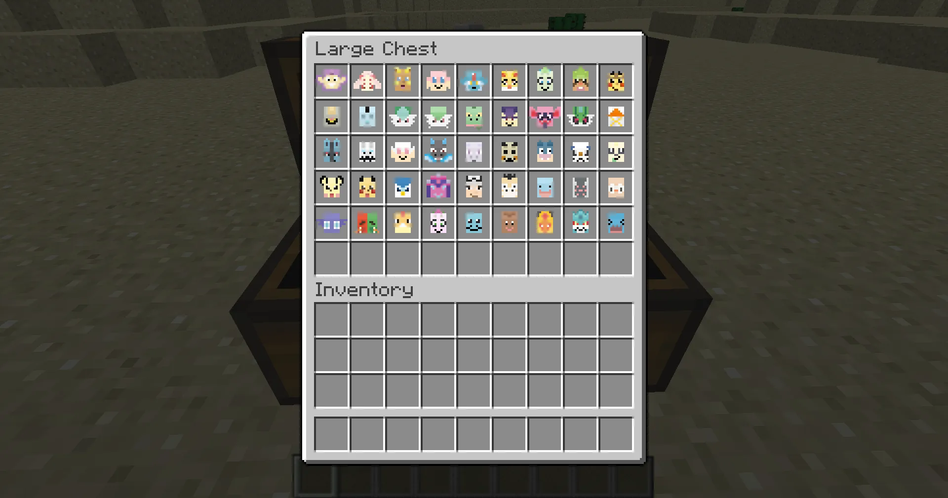 Pokémon Lucky Block REMASTERED, Кастомизации, Minecraft