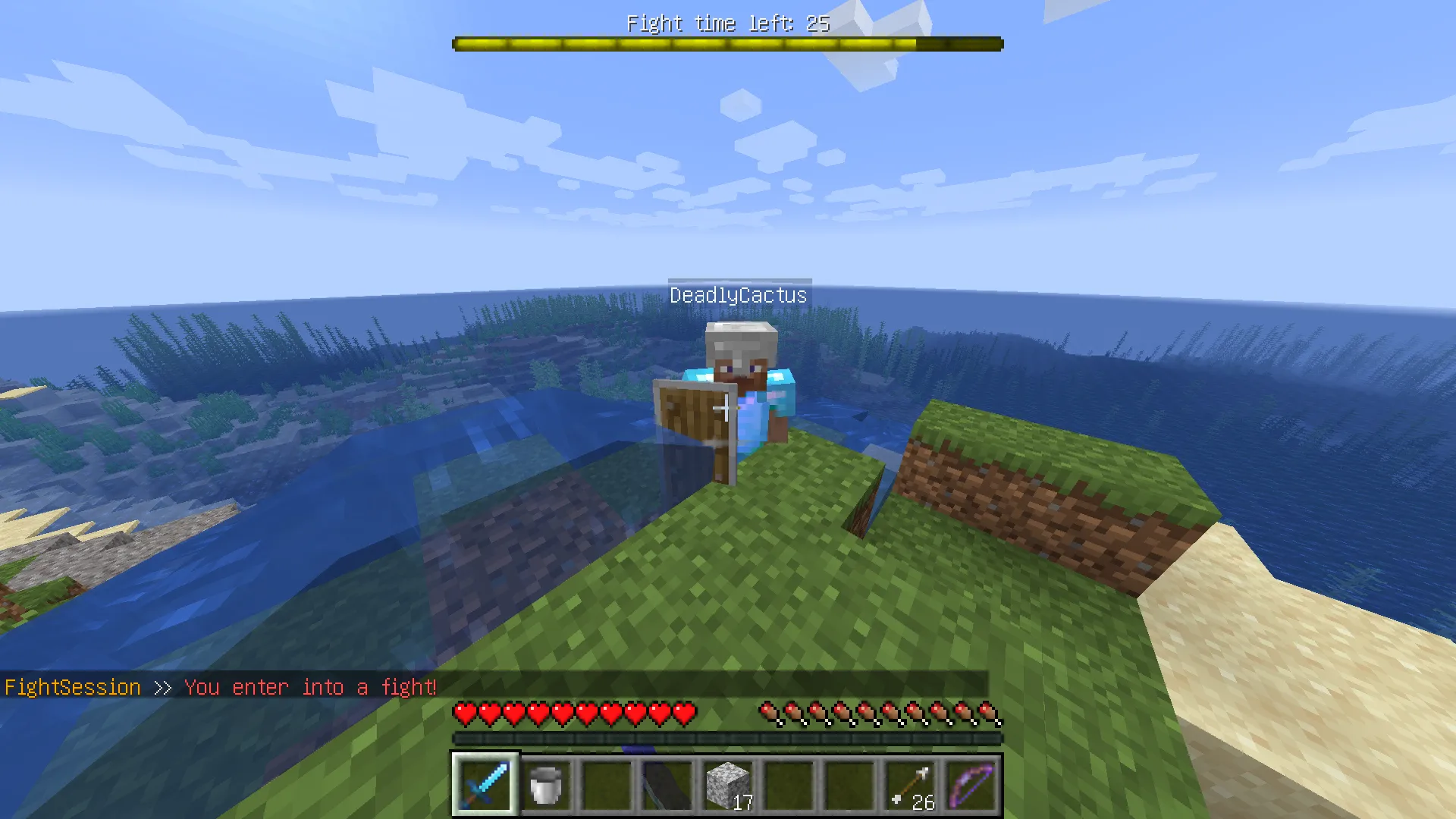 Fight session — скриншот 1 (Плагины, Minecraft)