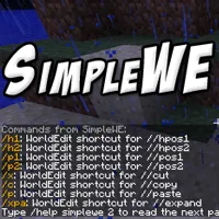 SimpleWE — скриншот 1 (Плагины, Minecraft)