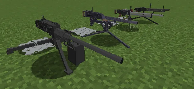 Fel's Machine Guns WWII — скриншот 7 (Моды, Minecraft)
