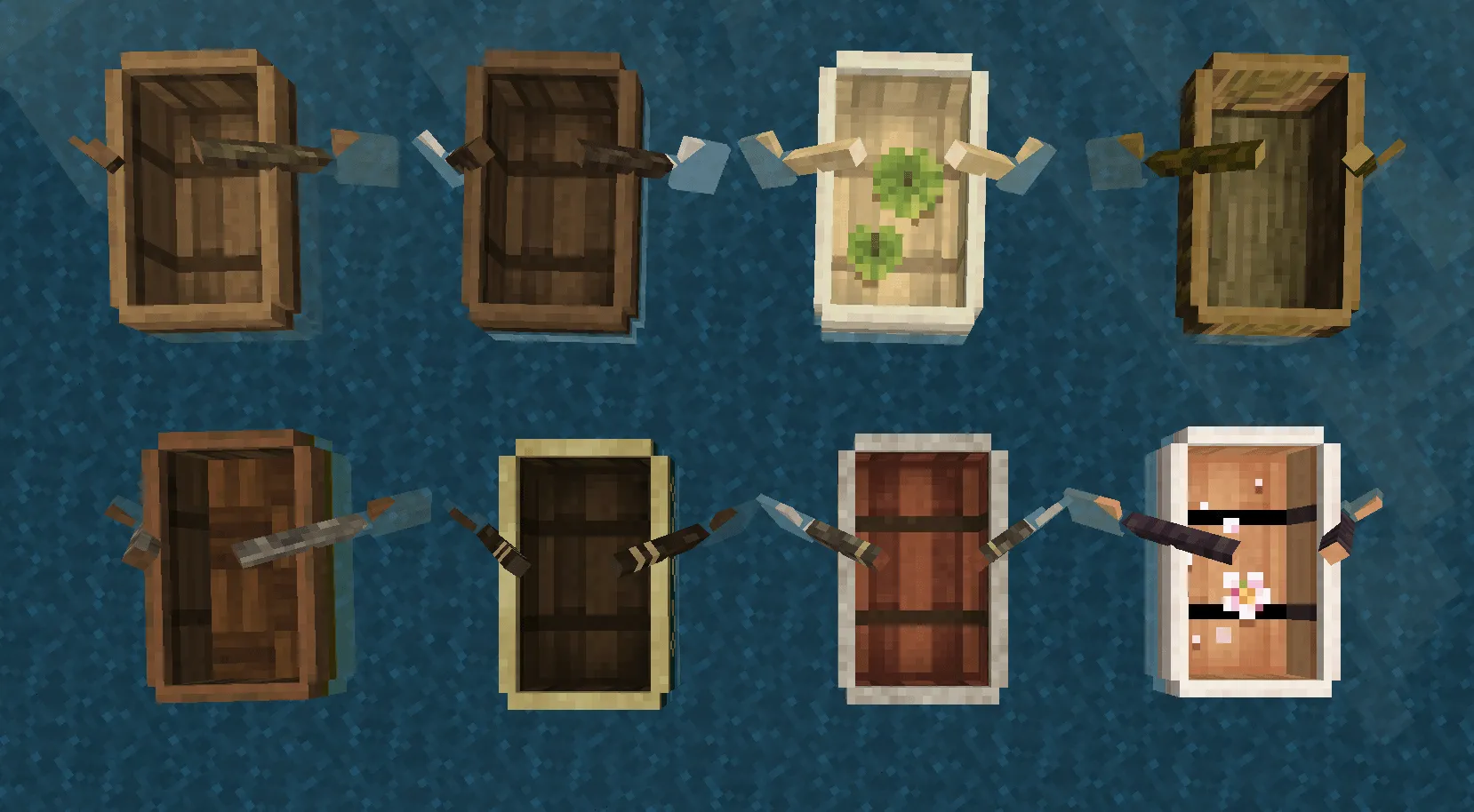 Mizuno16Craft: Glass-Bottom Boats — скриншот 2 (Текстуры, Minecraft)