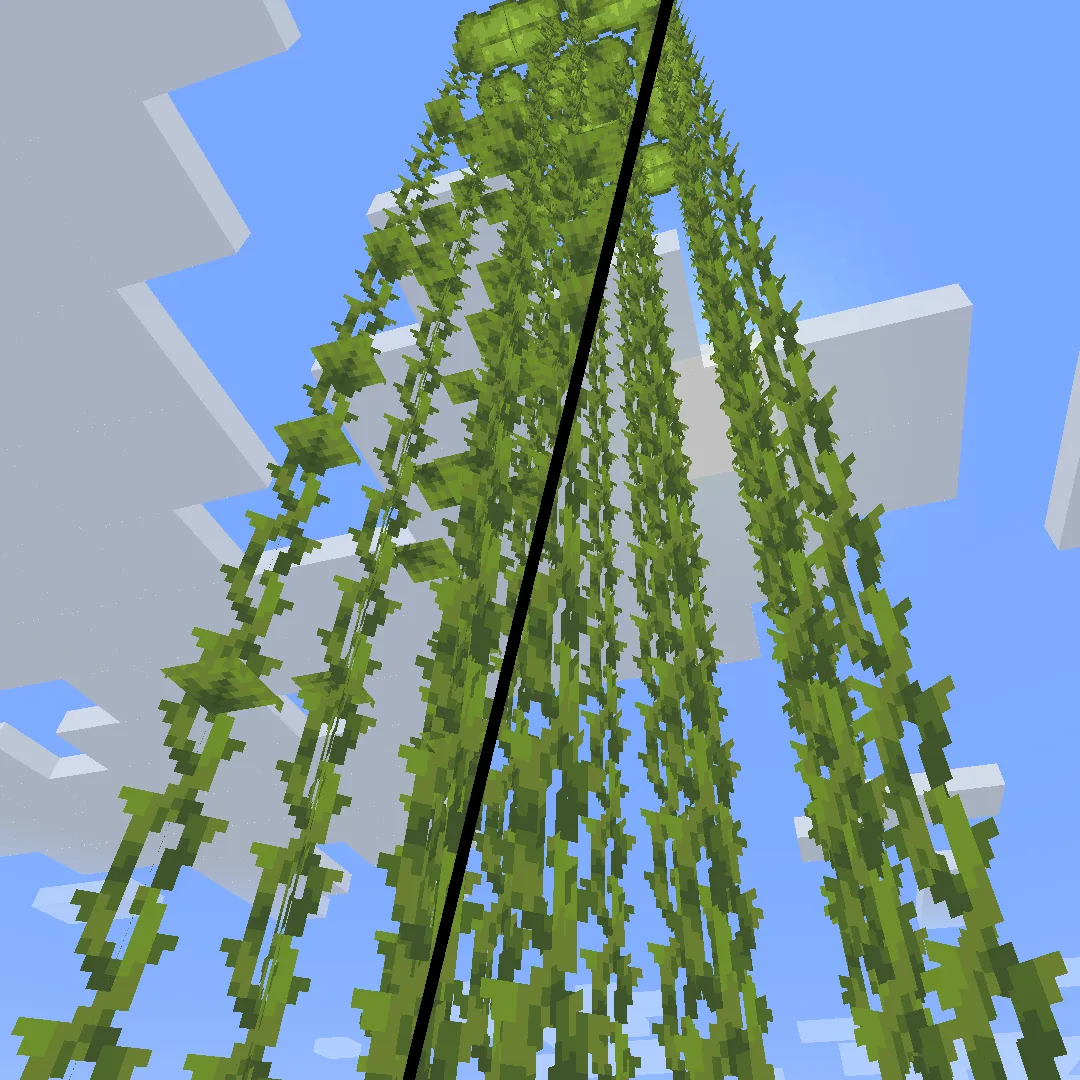 Better Dripleaf Stems — скриншот 1 (Текстуры, Minecraft)