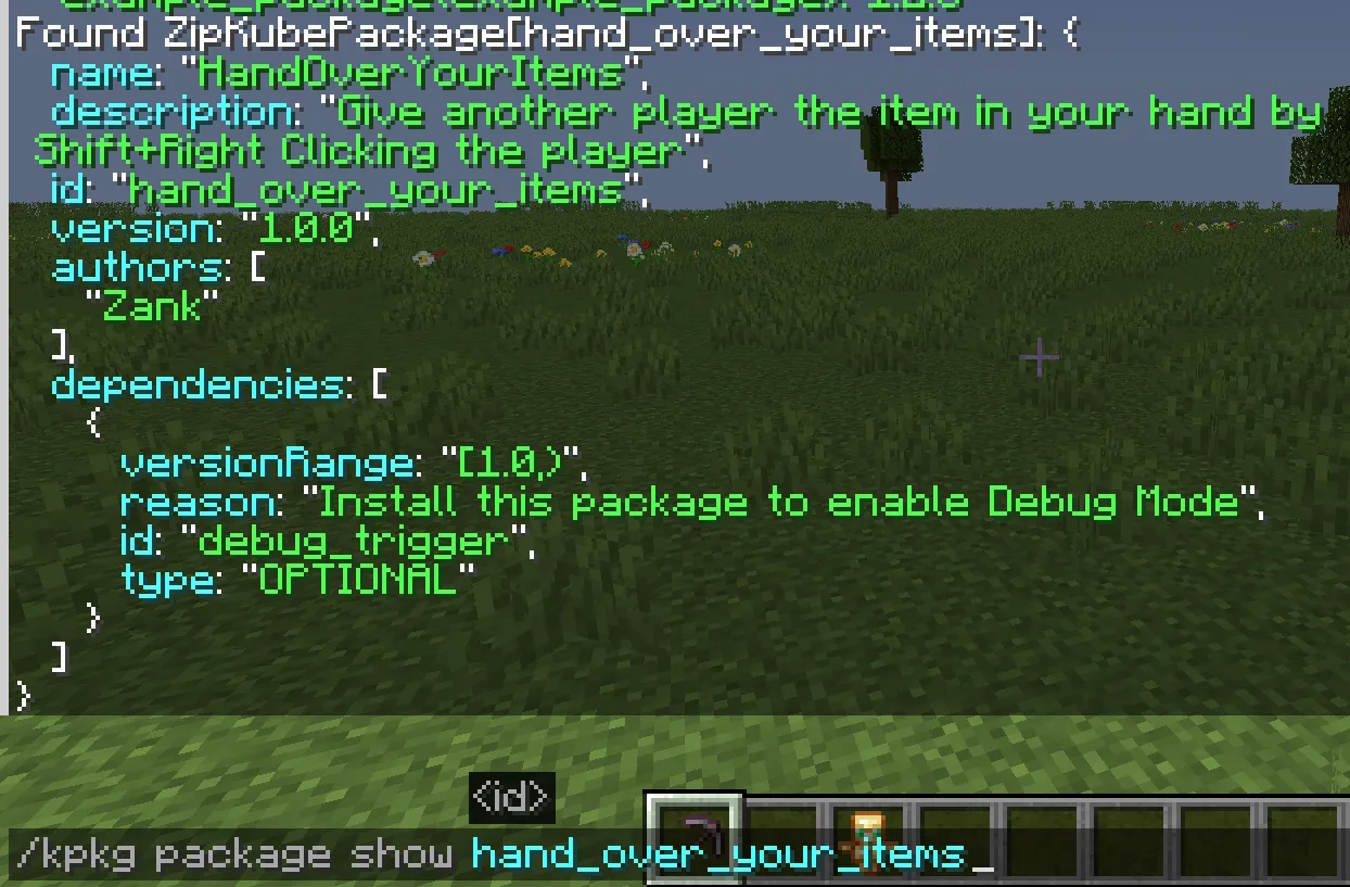 KubePackages — скриншот 1 (Моды, Minecraft)
