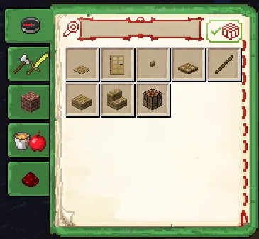 Better recipe book, Текстуры, Minecraft