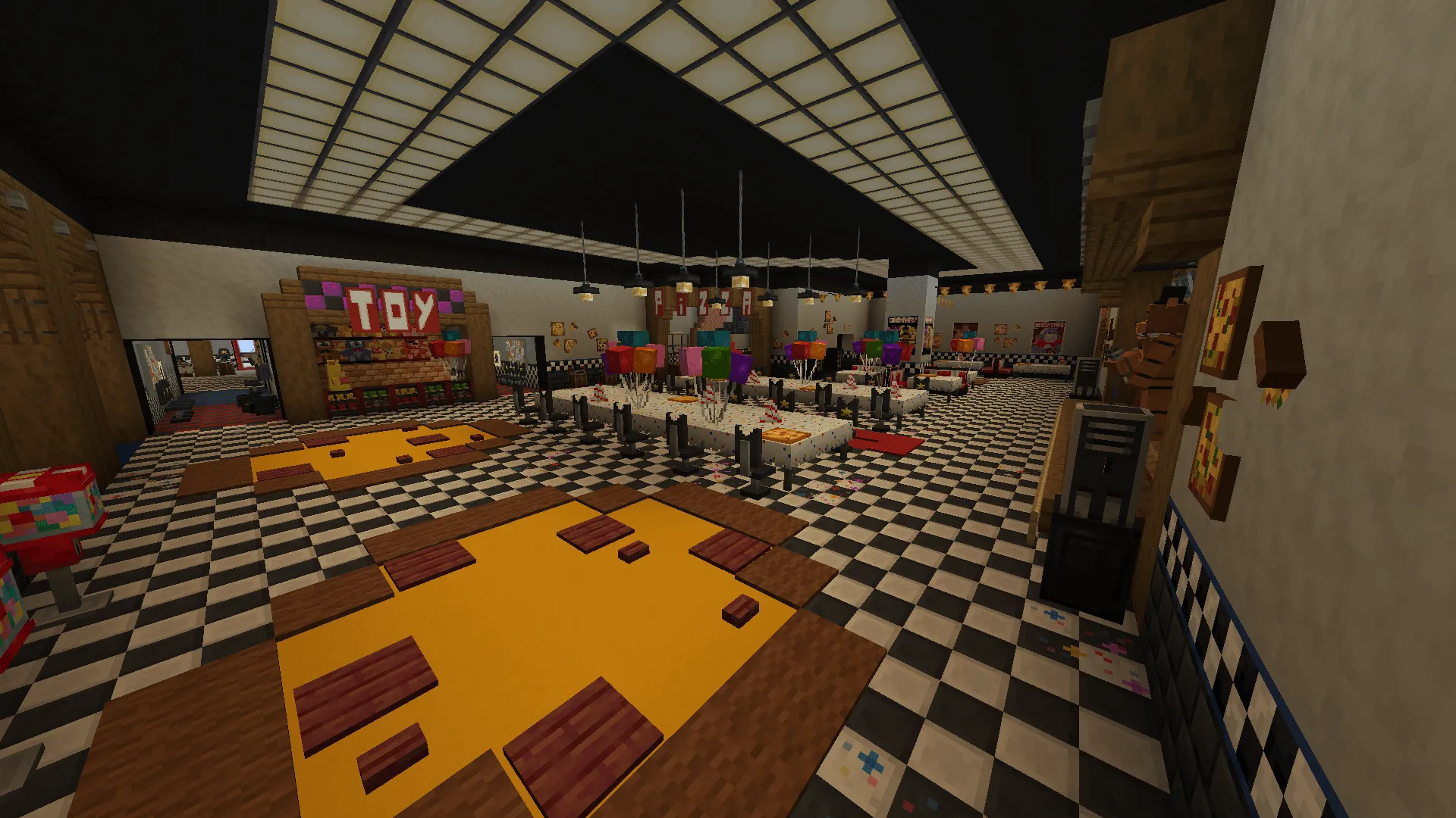 Rovdo's Fnaf Pizzeria, Карты, Minecraft
