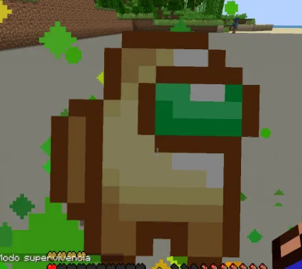 Among us Totem MEME — скриншот 2 (Текстуры, Minecraft)
