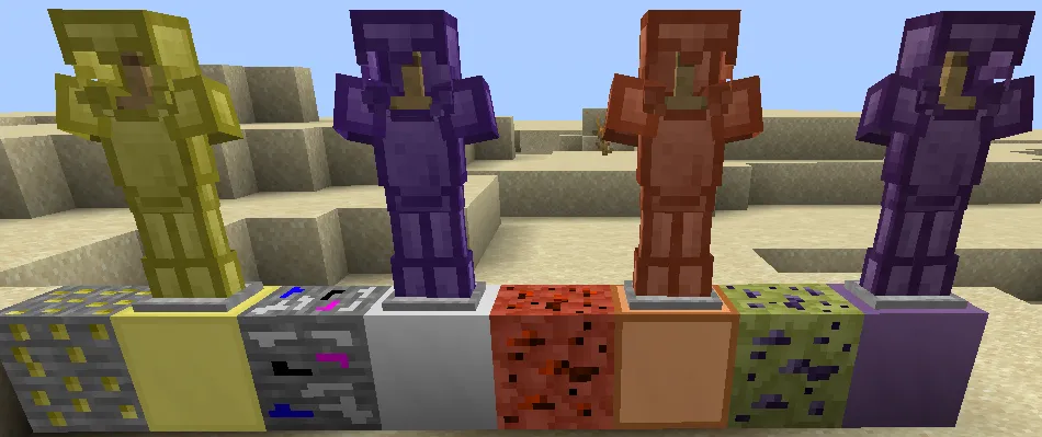ores and armor(NEW), Моды, Minecraft