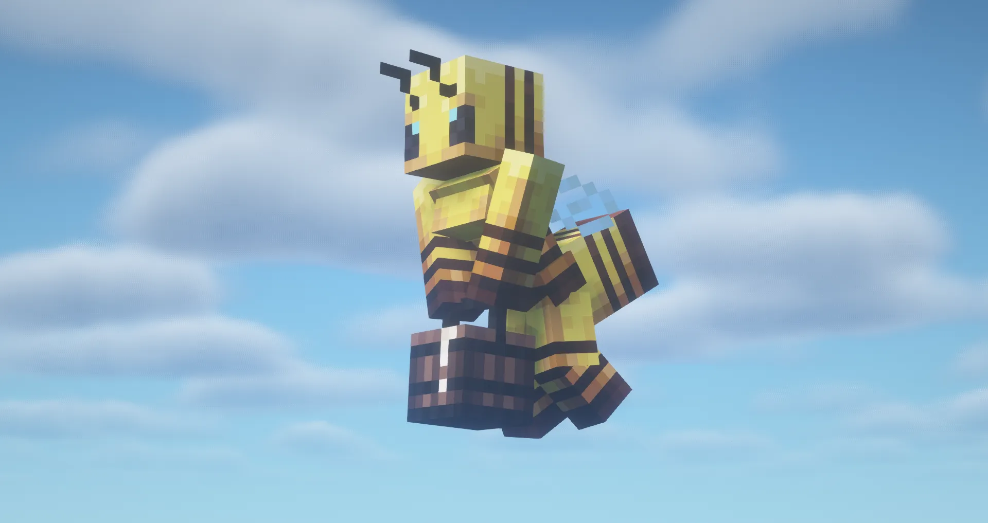 Humanoid Bee Model — скриншот 2 (Текстуры, Minecraft)