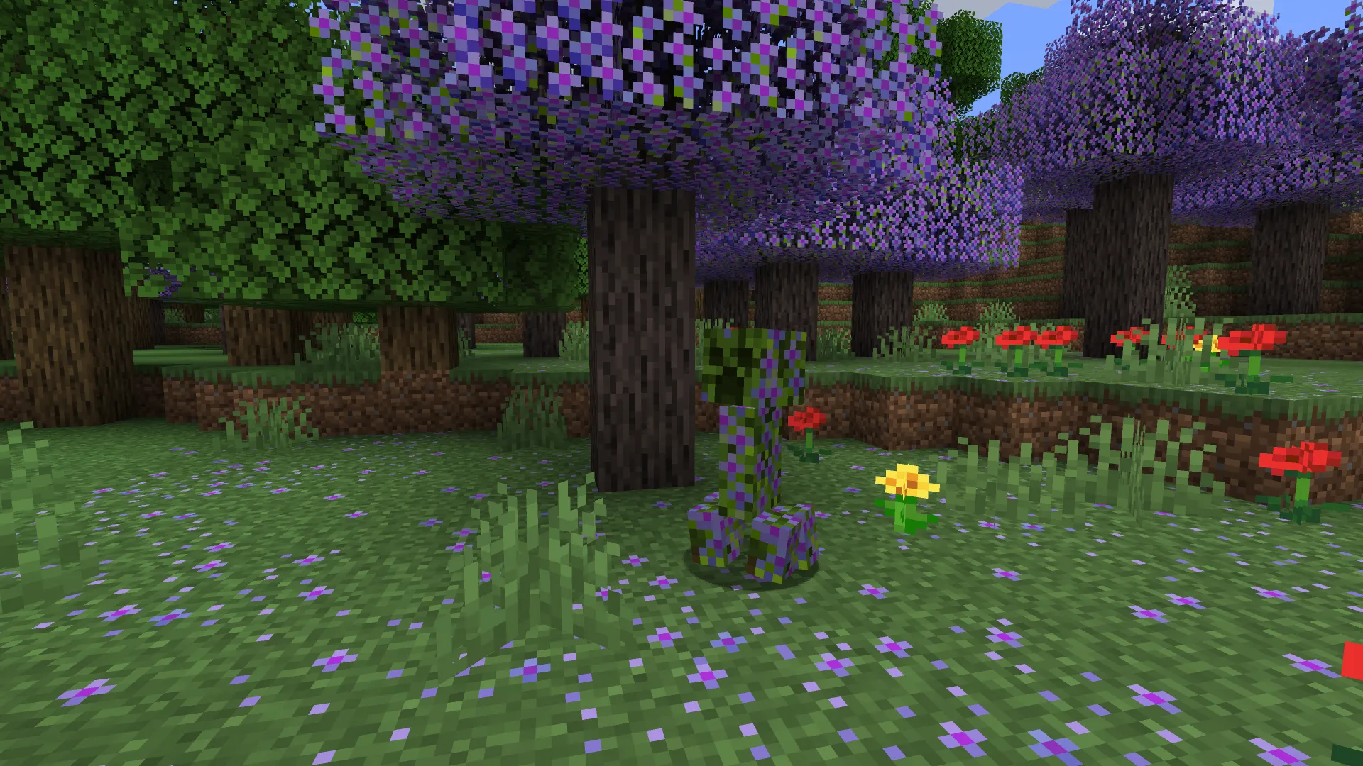 Arboles de Jacaranda, Текстуры, Minecraft